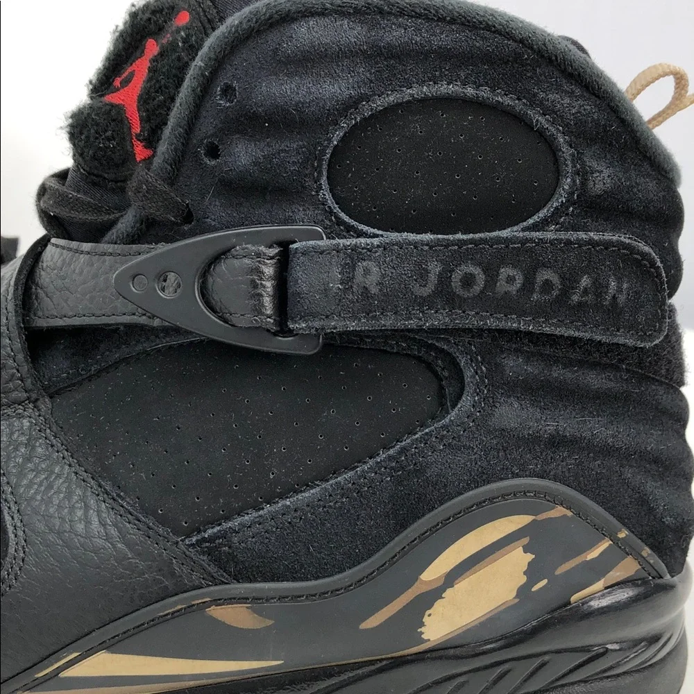 Air Jordan 8 Retro x OVO Black AA1239-045 Authentic Drake Sneakers - Size 14
